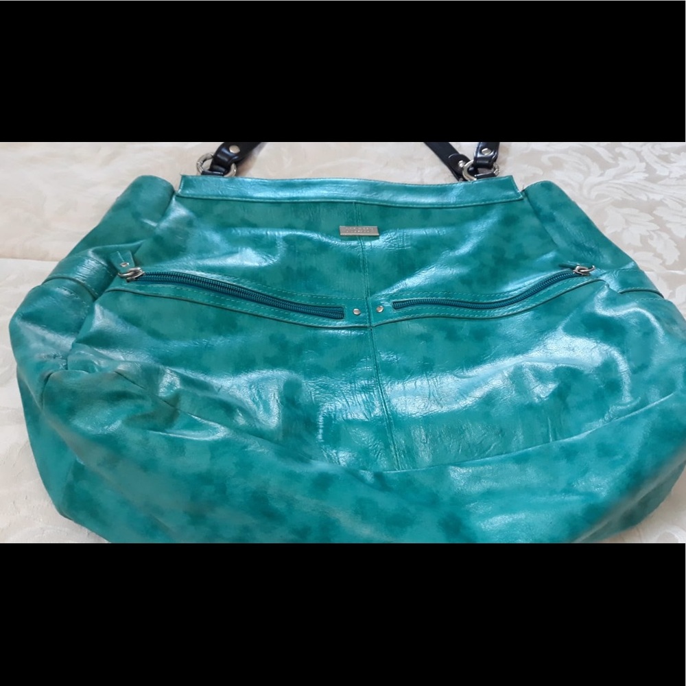Miche teal colored purse